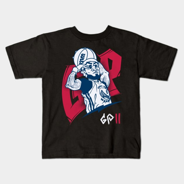 GP 2 Takeoff Basketball Fan Art Support Kids T-Shirt by teeleoshirts